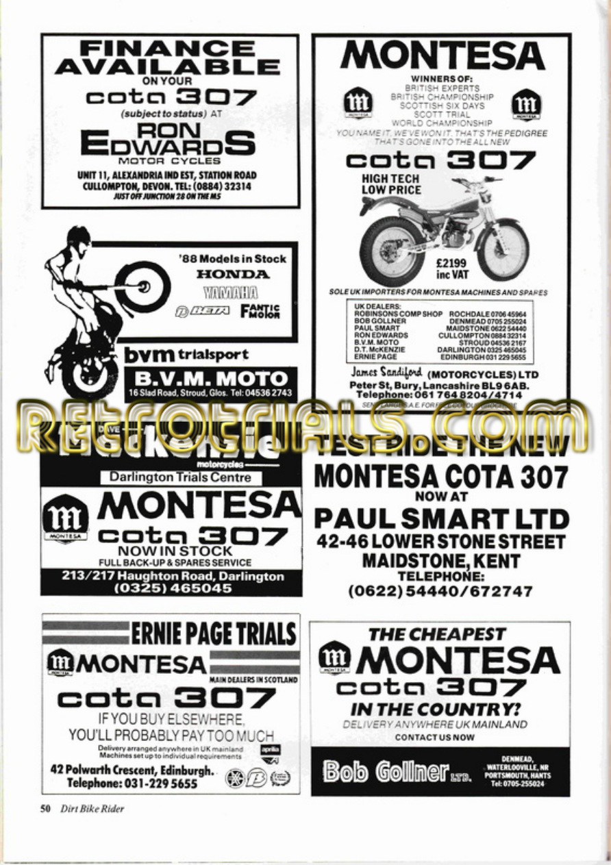 Page 2 Montesa 307 Test 1988 
